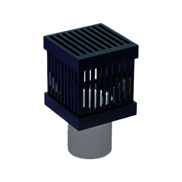 aqua connect Ablauf Cube mit Deckel für 32 mm Rohr